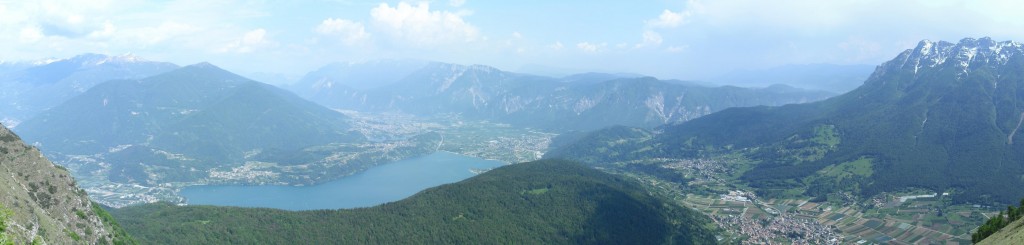 Panorama dalla croce marzola di villazzano